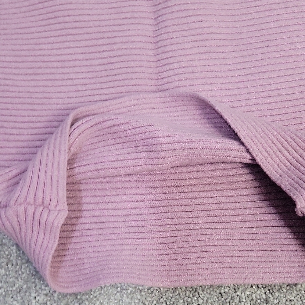 Girls Bat Wing Ribbed Sweater - Picture 3 of 4